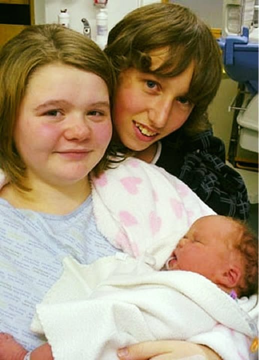 The 14-year-olds became Britain’s youngest parents