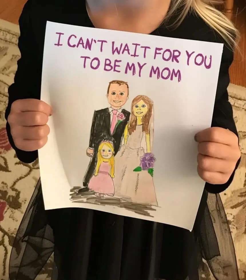 My 7-Year-Old Drew a Picture of My Husband with Another Woman and Wrote, ‘I Can’t Wait for You to Be My Mom’