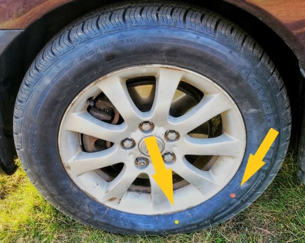 Mystery of Red and Yellow Dots on Your Tires