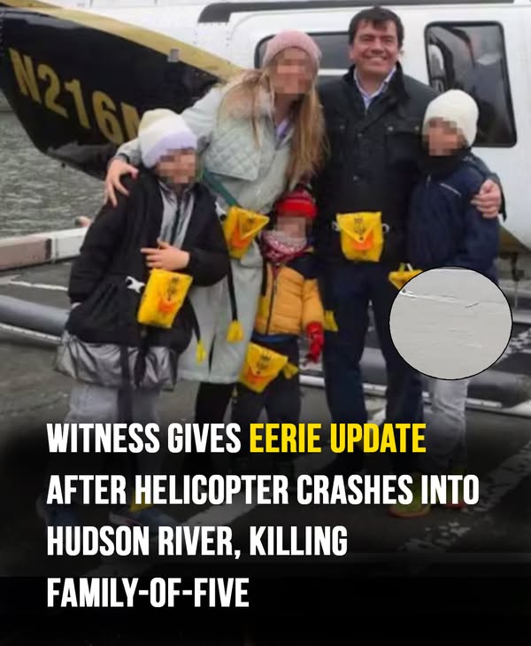 Witnesses describe sound as helicopter slammed into Hudson River