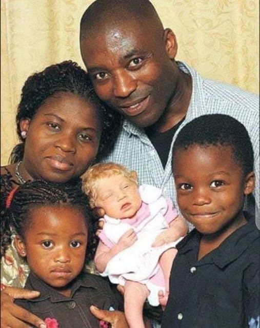 Black couple gives birth to blonde, blue-eyed child who they call “a miracle baby”