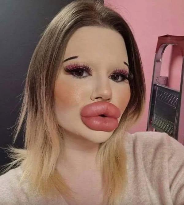 24-year-old woman wants the biggest lips in the world
