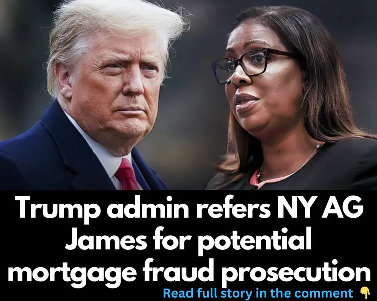 Trump admin refers NY AG James for potential mortgage fraud prosecution
