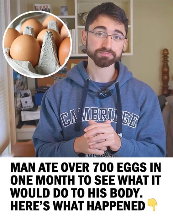 He ate 700 eggs in one month: Here’s what happened to his body