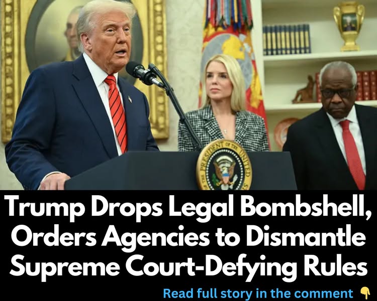 Trump Drops Legal Bombshell, Orders Agencies to Dismantle Supreme Court-Defying Rules