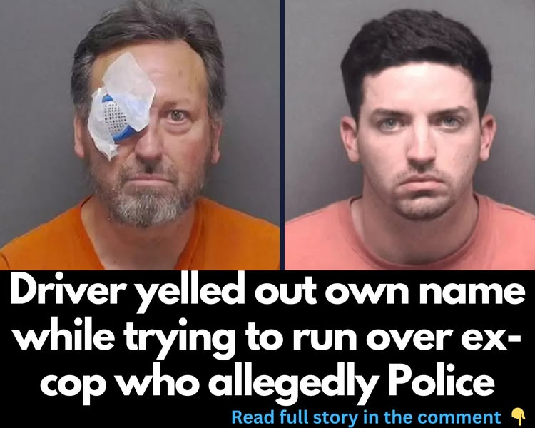 Driver yelled out own name while trying to run over ex-cop who allegedly shot teen: Police