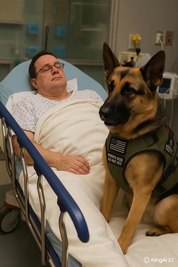 The doctors brought the dog to say goodbye to his owner, but then the smart animal suddenly started barking loudly…