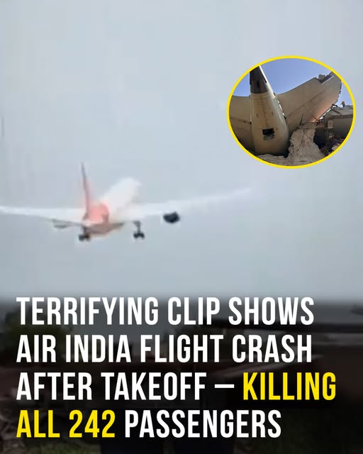 Terrifying clip shows Air India flight crash after takeoff