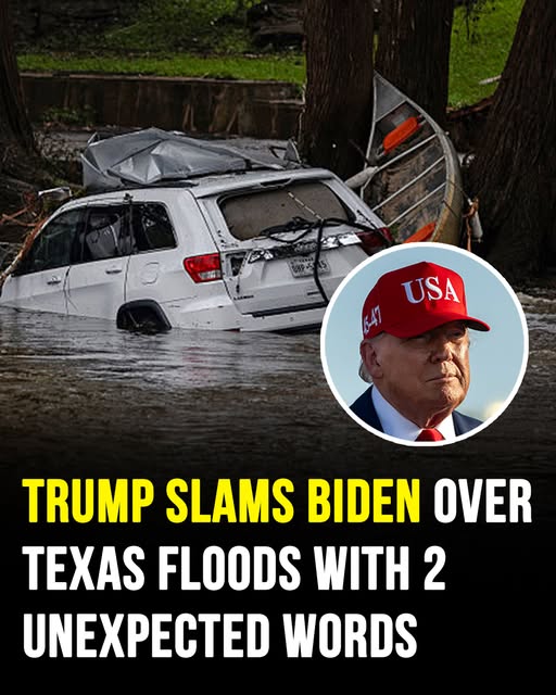 Donald Trump calls Texas flash flood “Biden setup”