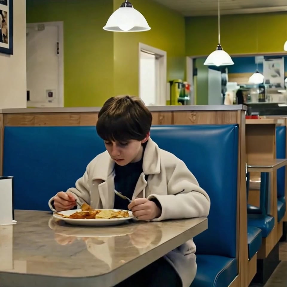 A Cop Bought Him Dinner—But It Was the Kid’s Silent Gesture That No One Saw Coming