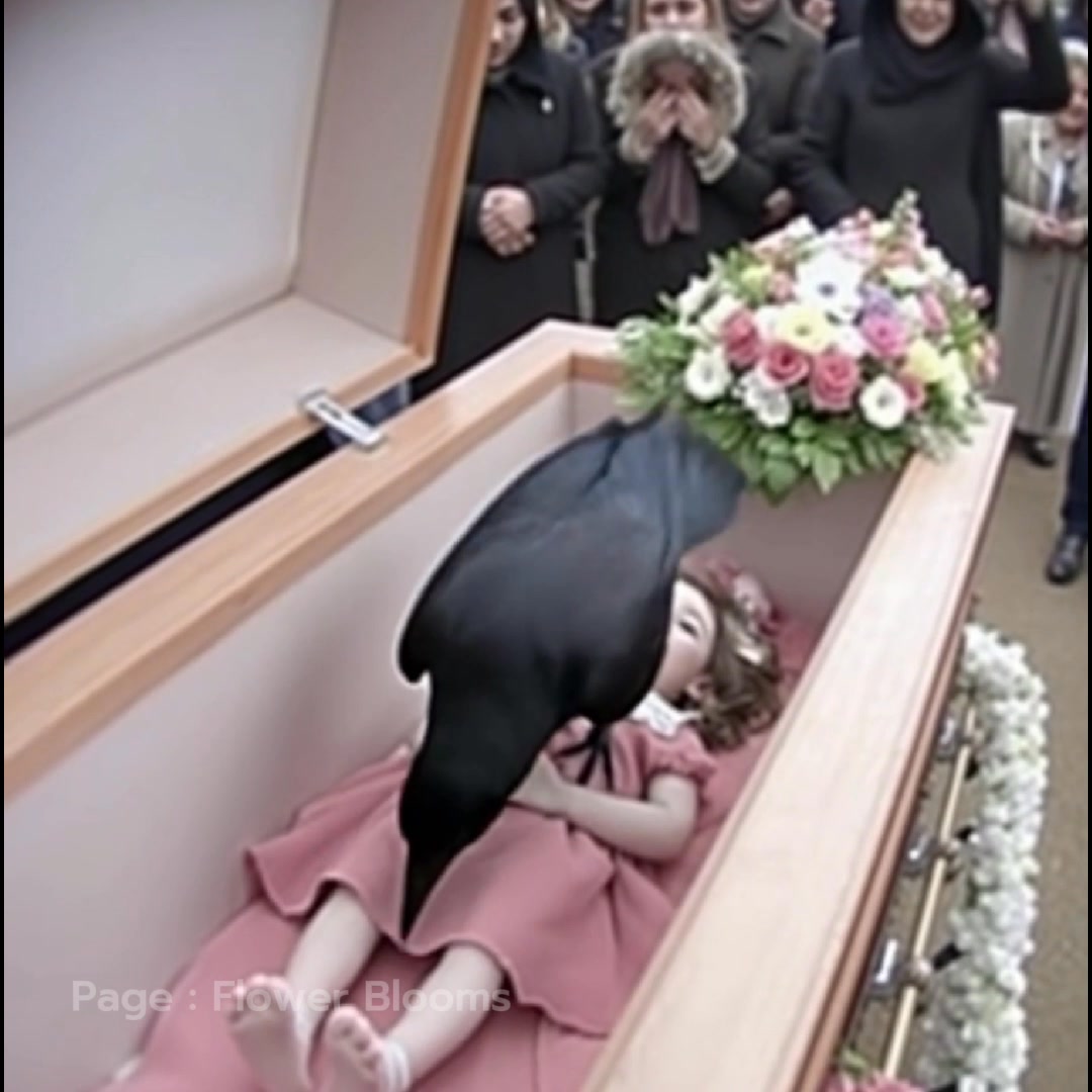 During the funeral, a crow landed on the girl’s coffin. Did something happen???