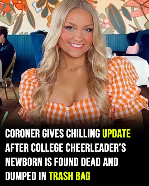 College cheerleader’s newborn found dead in trash bag