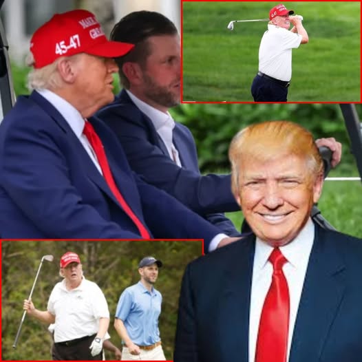 Trump Hits the Golf Course as Son Eric Slams Death Rumors