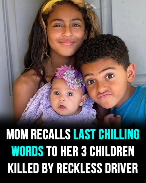Heartbroken mom recalls last words to her 3 children killed in car crash