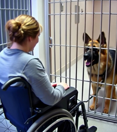 The Shelter’s Most Aggressive Dog Met a Girl in a Wheelchair… What Happened Next Stunned-