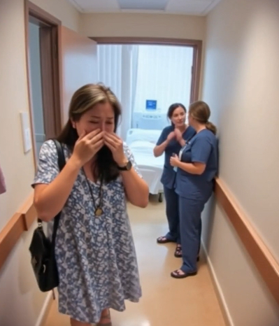 After my emotional farewell to my husband, i walked out of the hospital crying… but