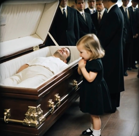 During her father’s funeral, a little girl looked at the coffin and shouted that daddy