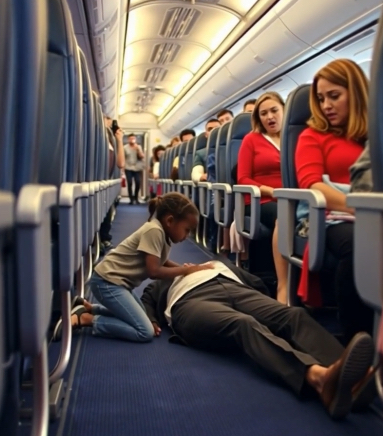 A Poor 12-year-old Black Girl Saved A Millionaire On A Plane… But What He Whispered