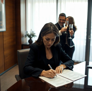 He Showed Off His New Wife and Called Her a Relic… Minutes Later, She Signed