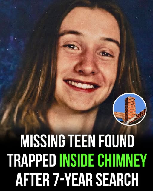 Missing teen found trapped inside chimney after 7-year search