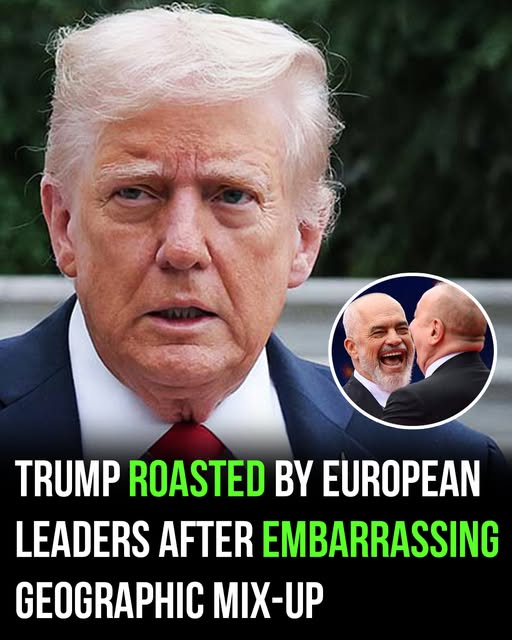 Trump roasted by European leaders after embarrassing geographic mix-up