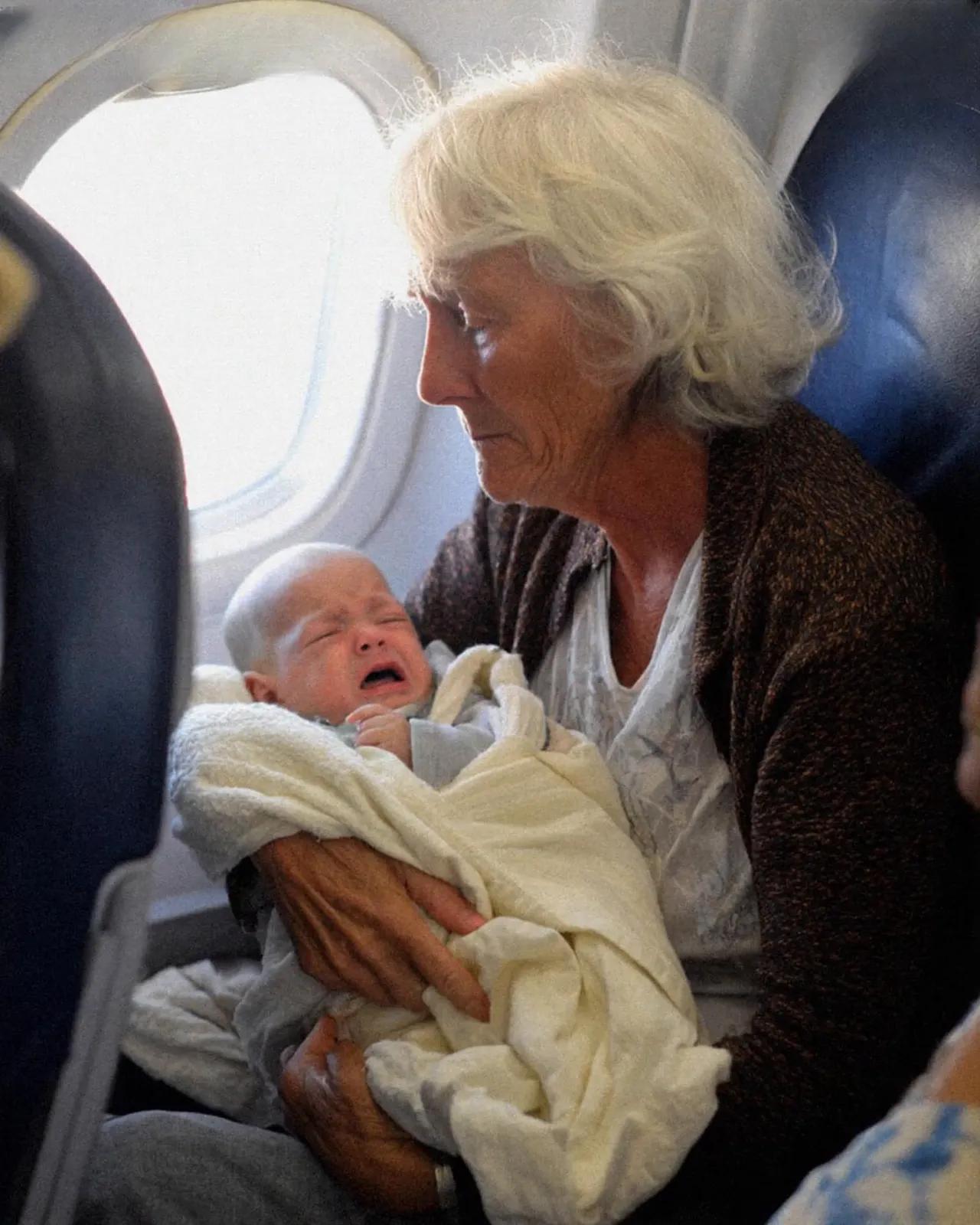 A Passenger Asked Me to Leave My Seat Because of My Crying Granddaughter—He Never Expected Who Sat There Next