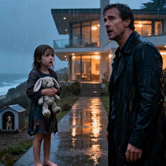 Poor Girl Begged a Millionaire to Sleep in a Doghouse — His Answer Shocked Everyone