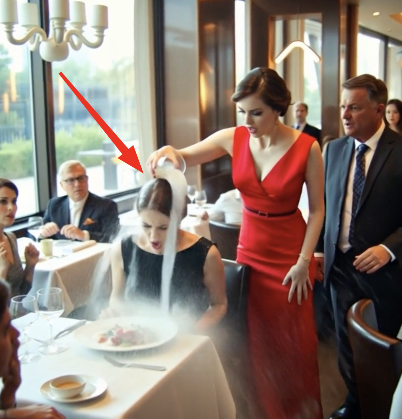 Dining quietly, I froze when my ex-husband and his new wife walked in. She smirked