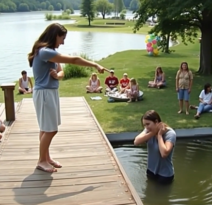 At our annual family reunion, my older sister, Maria, shoved me into the lake. She ..-