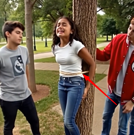 “Call Your Dad! Monkey” — Hoa Karen’s Son Tied A Black Girl To A Tree