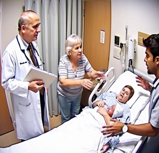 My mother-in-law suddenly declared, “This baby isn’t truly from our family.” The room fell silent.!!