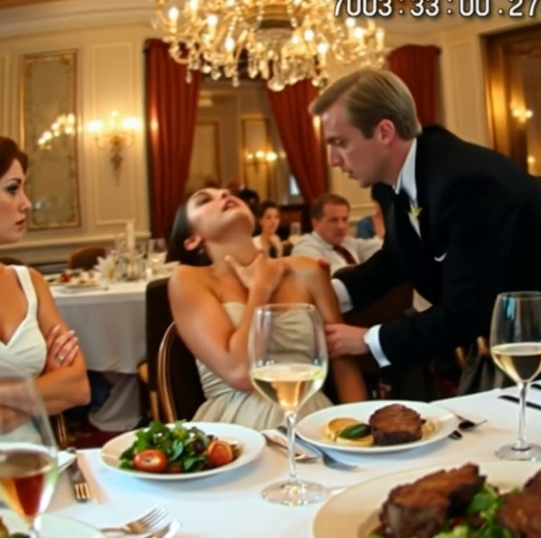 We were marking our anniversary when I noticed my husband slip something into my drink.!!