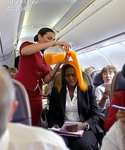 Racist Flight Attendant Spilled Soda On Black Woman And Then Insulted Her Without Knowing That