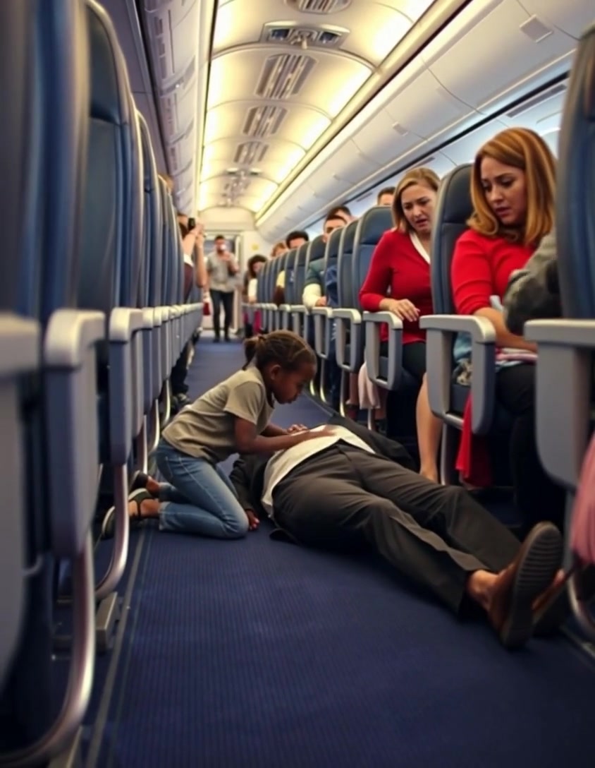 A Poor 12-year-old Black Girl Saved A Millionaire On A Plane… But What He Whispered